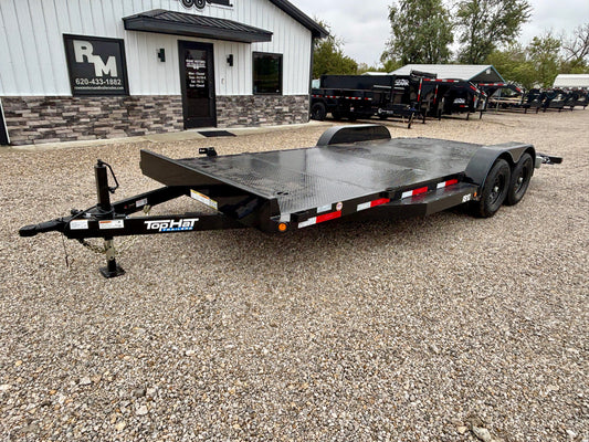 2026 Top Hat 20' 10K Rally Steel Deck Car Hauler Trailer