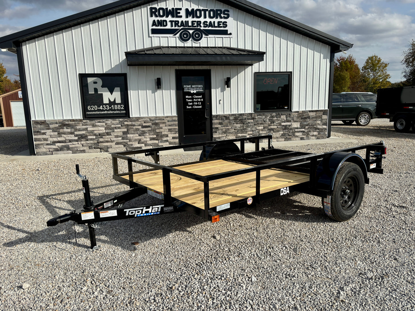 2026 Top Hat 77" x 10' Utility Trailer