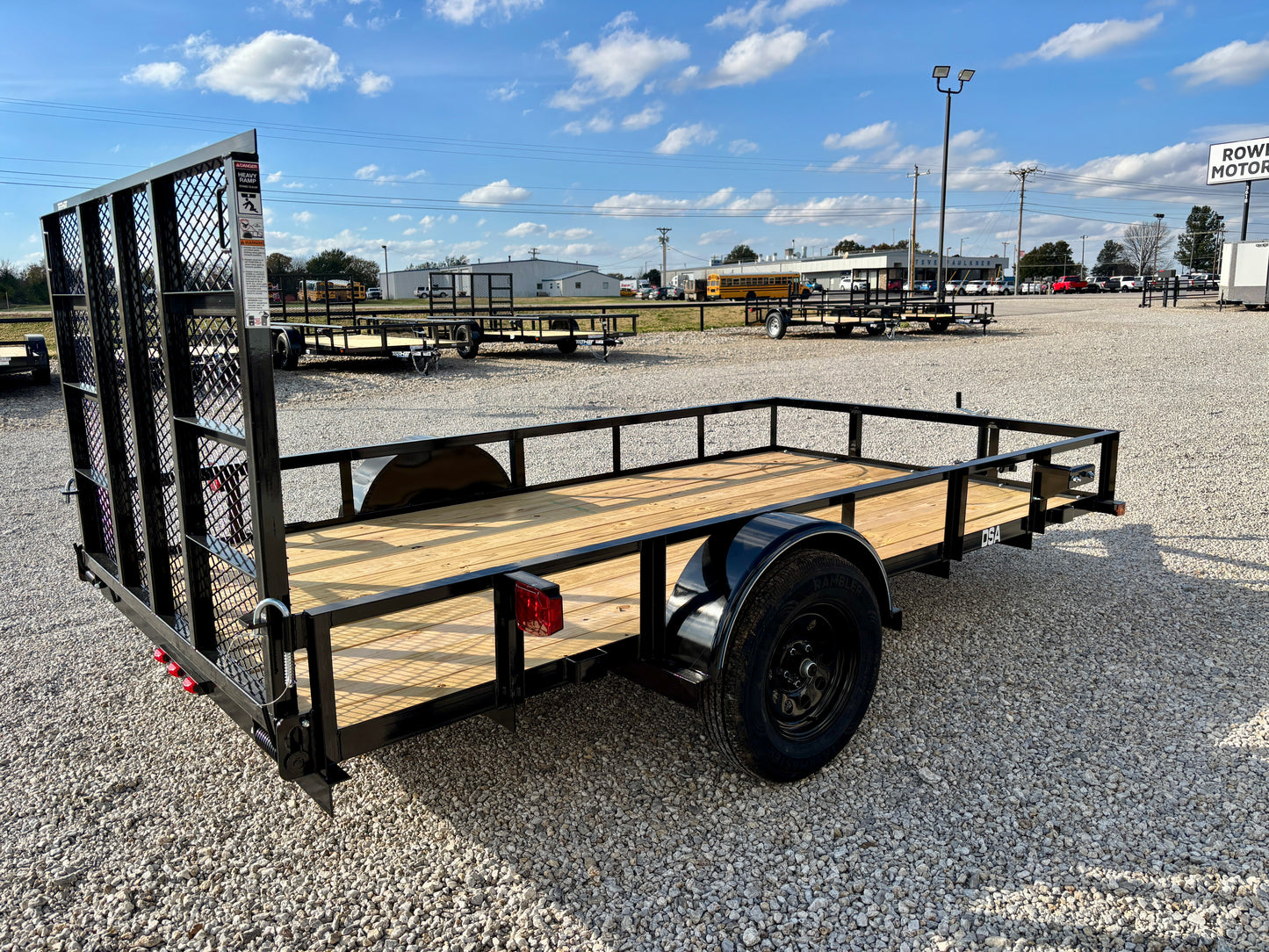 2026 Top Hat 77" x 12' Utility Trailer