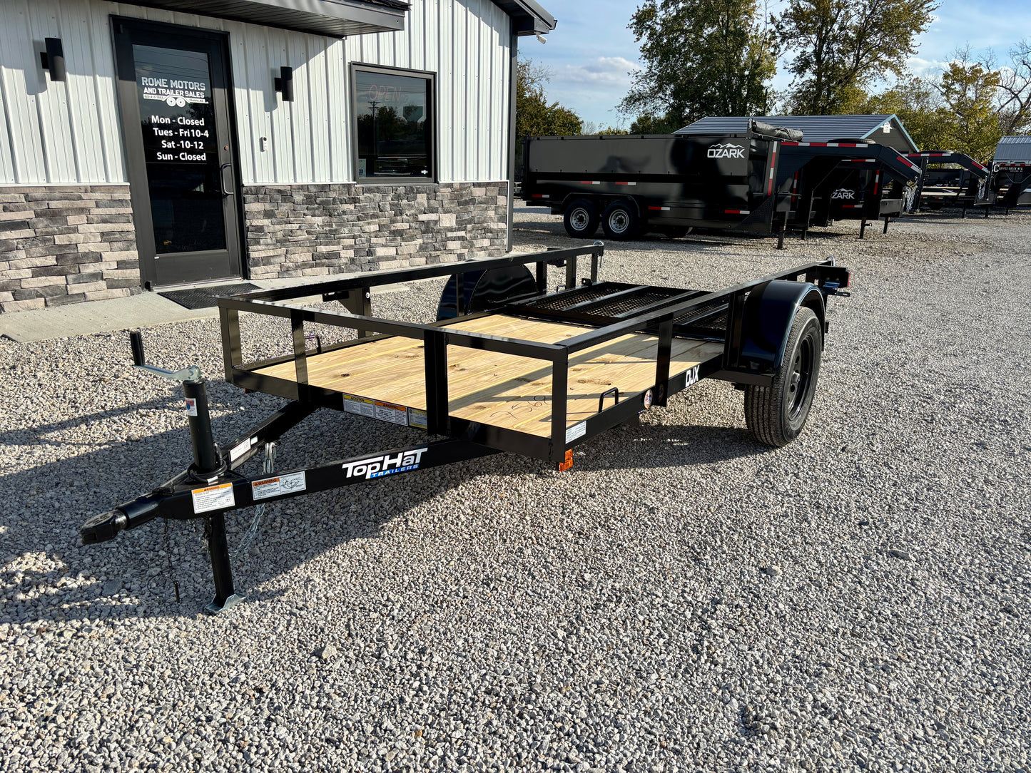2026 Top Hat 60" x 10' Utility Trailer