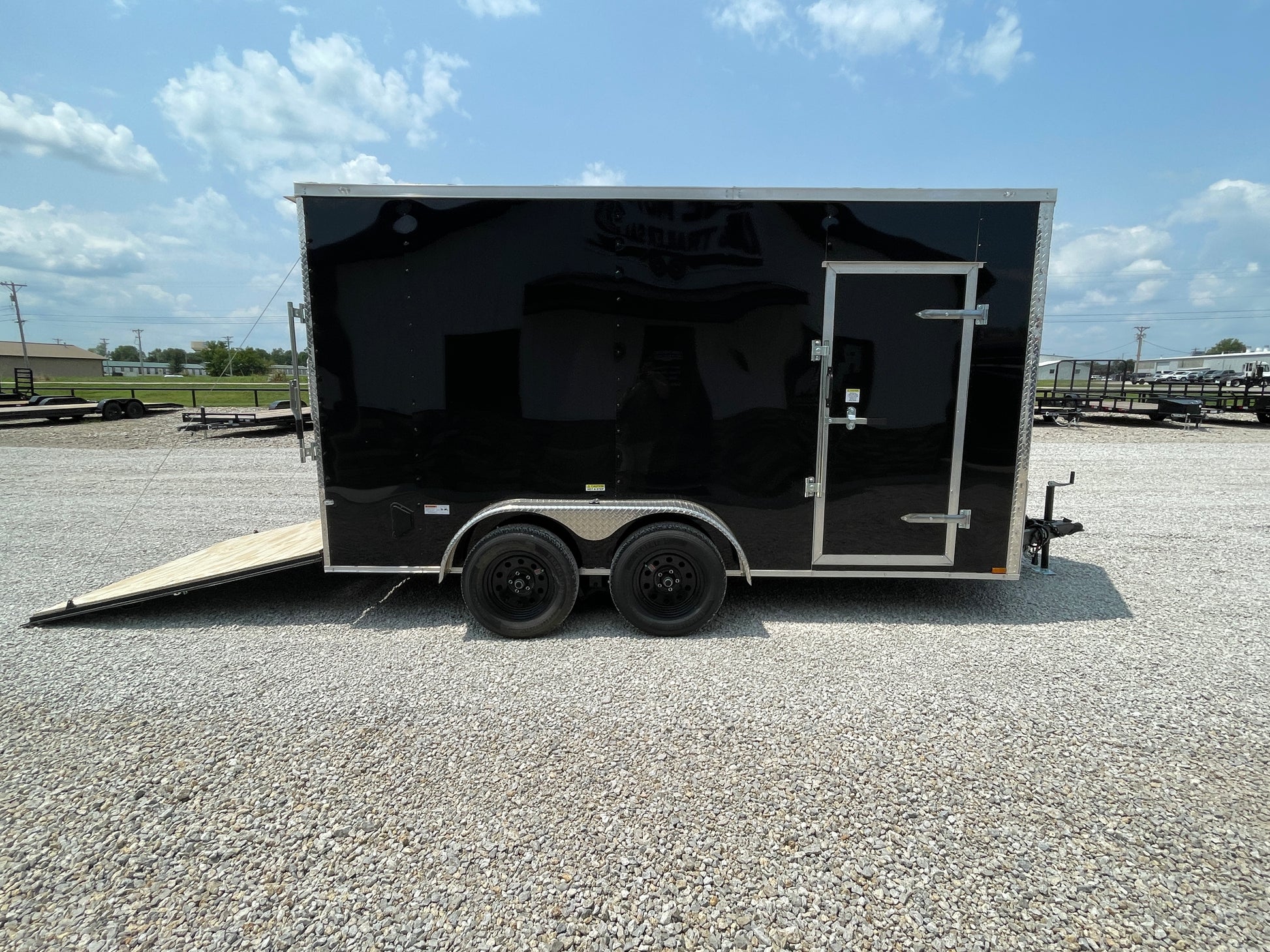 2024 Cynergy Cargo 7x14 TA Enclosed Cargo Trailer Side Door