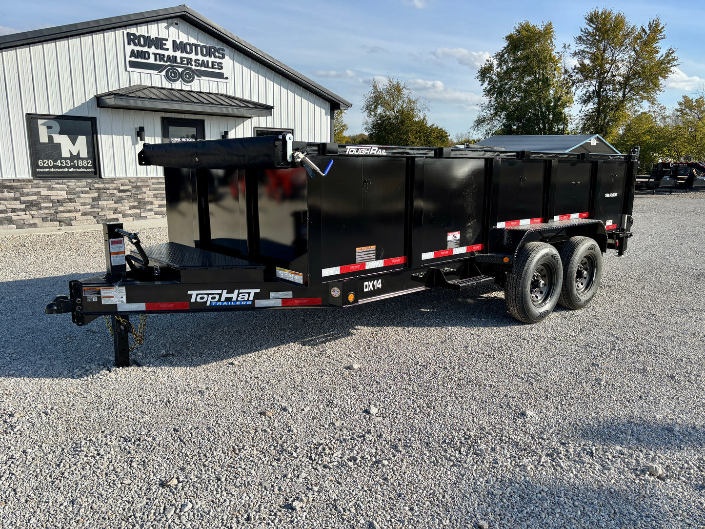 2026 Top Hat 16' 14K Dump Trailer With 3' Sides