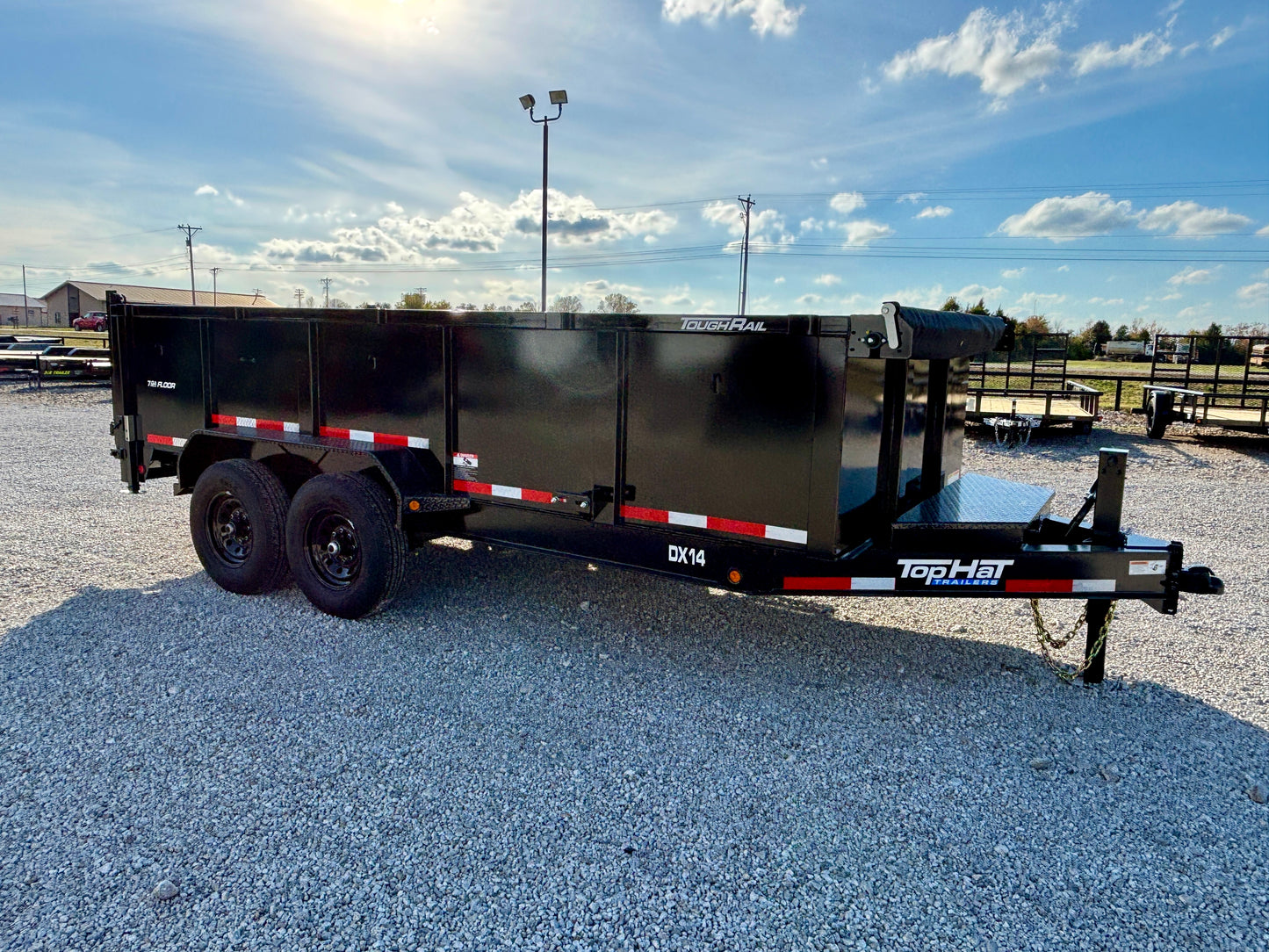 2026 Top Hat 16' 14K Dump Trailer With 3' Sides