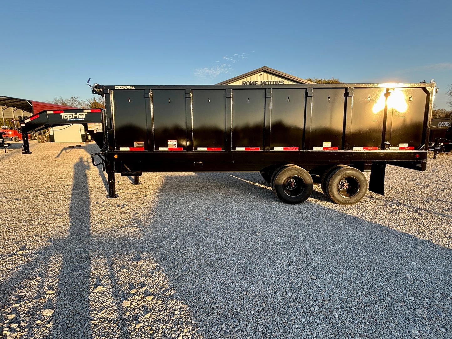2026 Top Hat 96" x 20' 24K Gooseneck Dump Trailer With 4' Sides