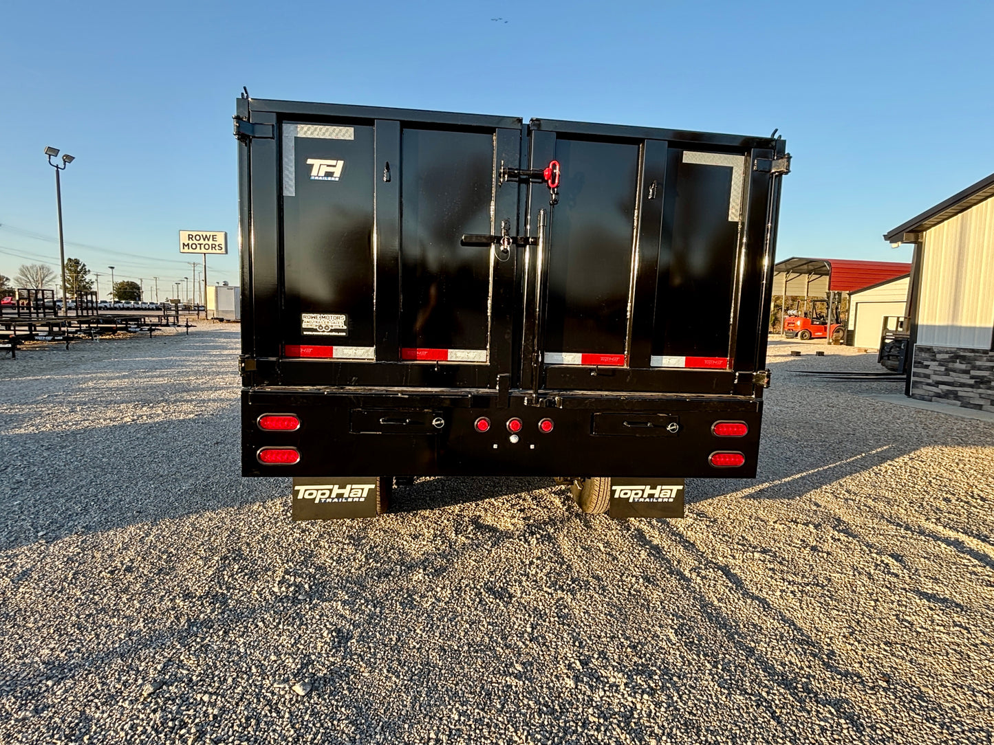 2026 Top Hat 96" x 20' 24K Gooseneck Dump Trailer With 4' Sides