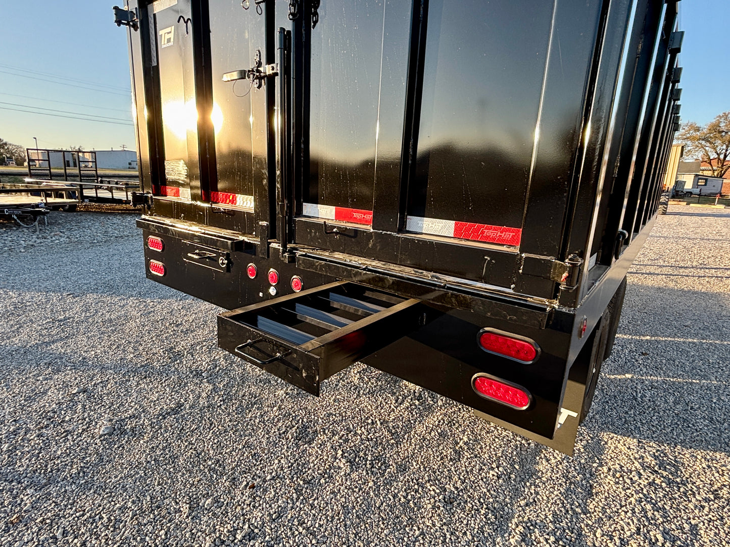 2026 Top Hat 96" x 20' 24K Gooseneck Dump Trailer With 4' Sides