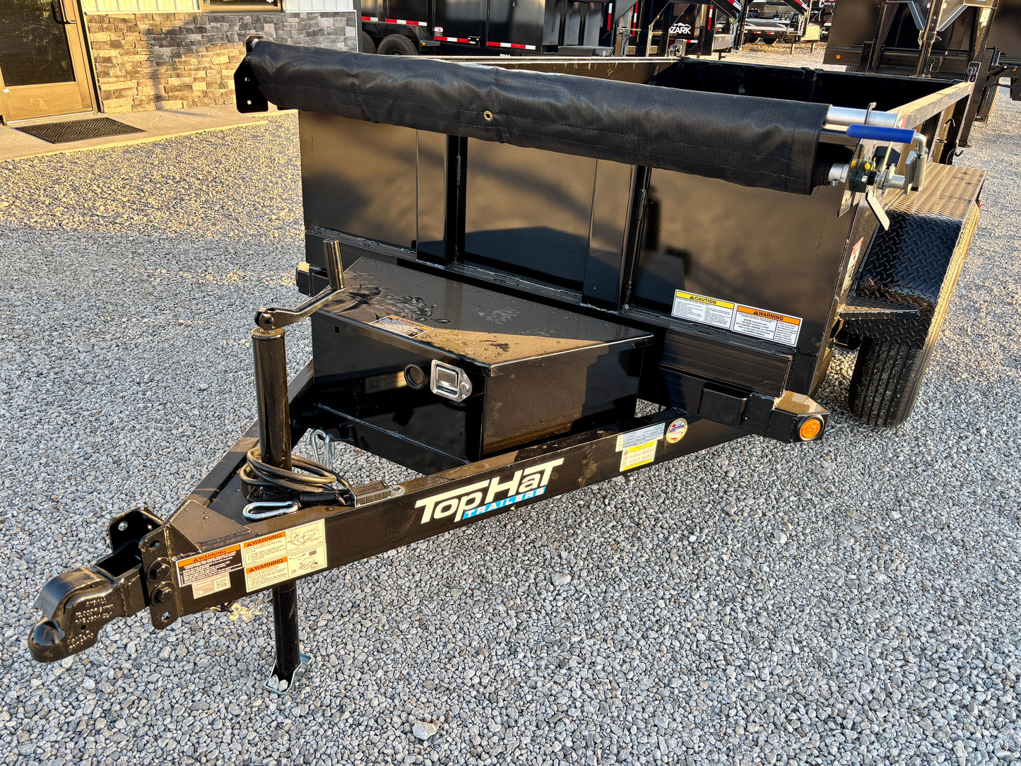 2026 Top Hat 5'x 10' 7K Mini Dump Trailer
