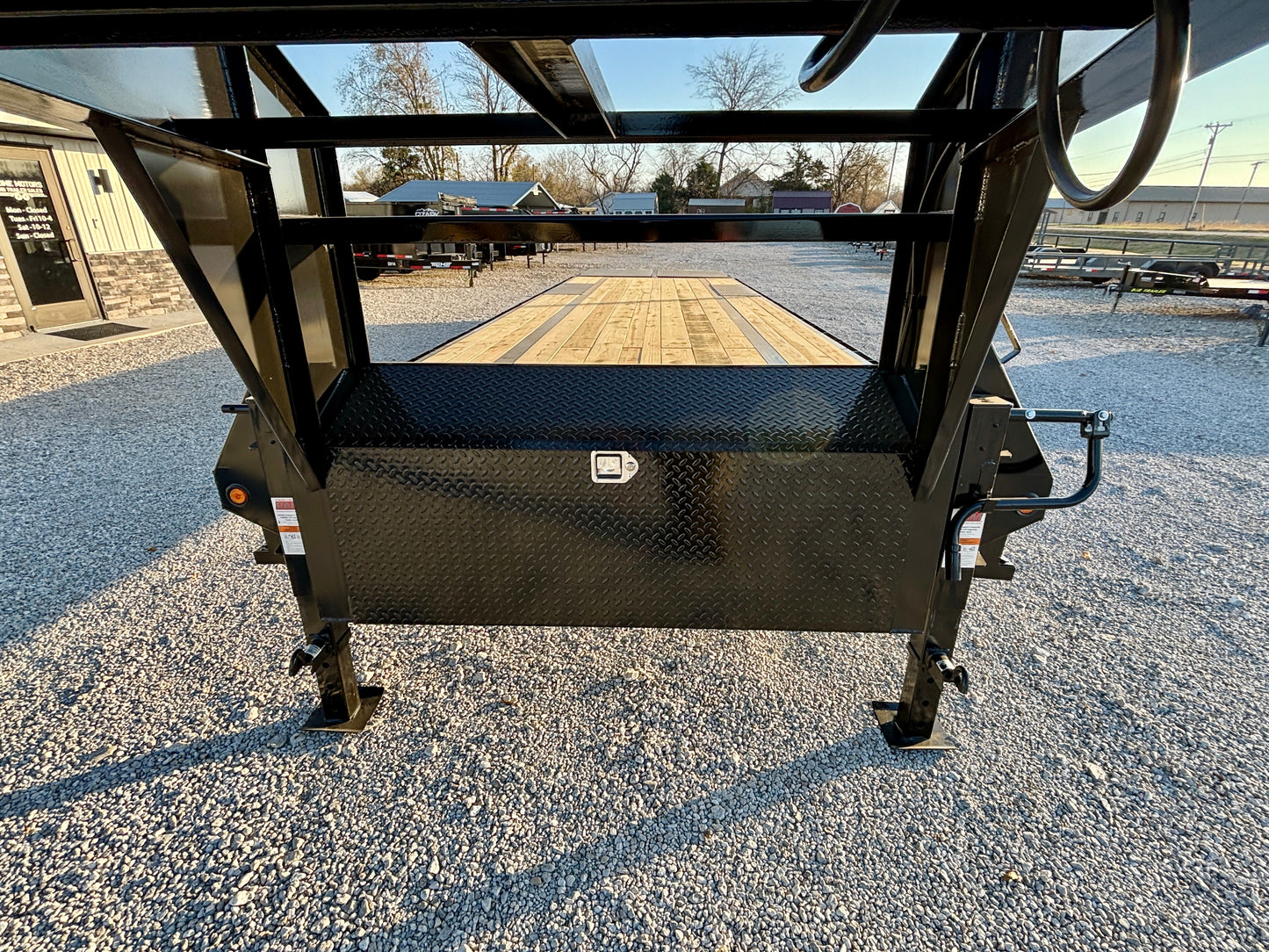 2026 Top Hat 32' 15.9K Gooseneck Flatbed Trailer