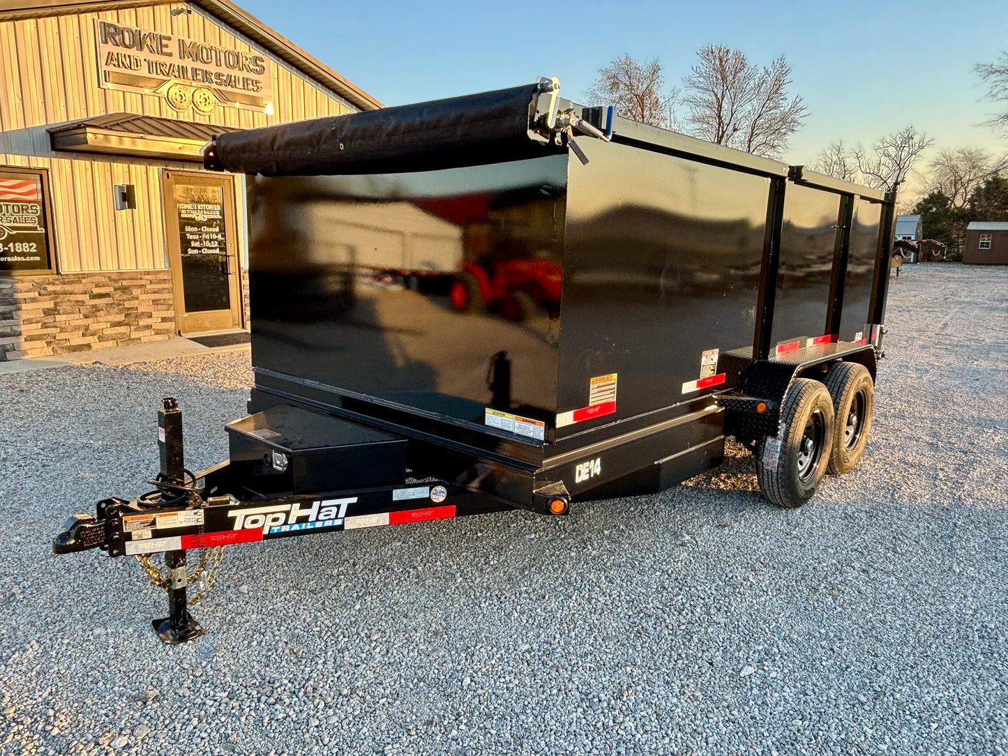2026 Top Hat 14' 14K Dump Trailer With 4' Sides