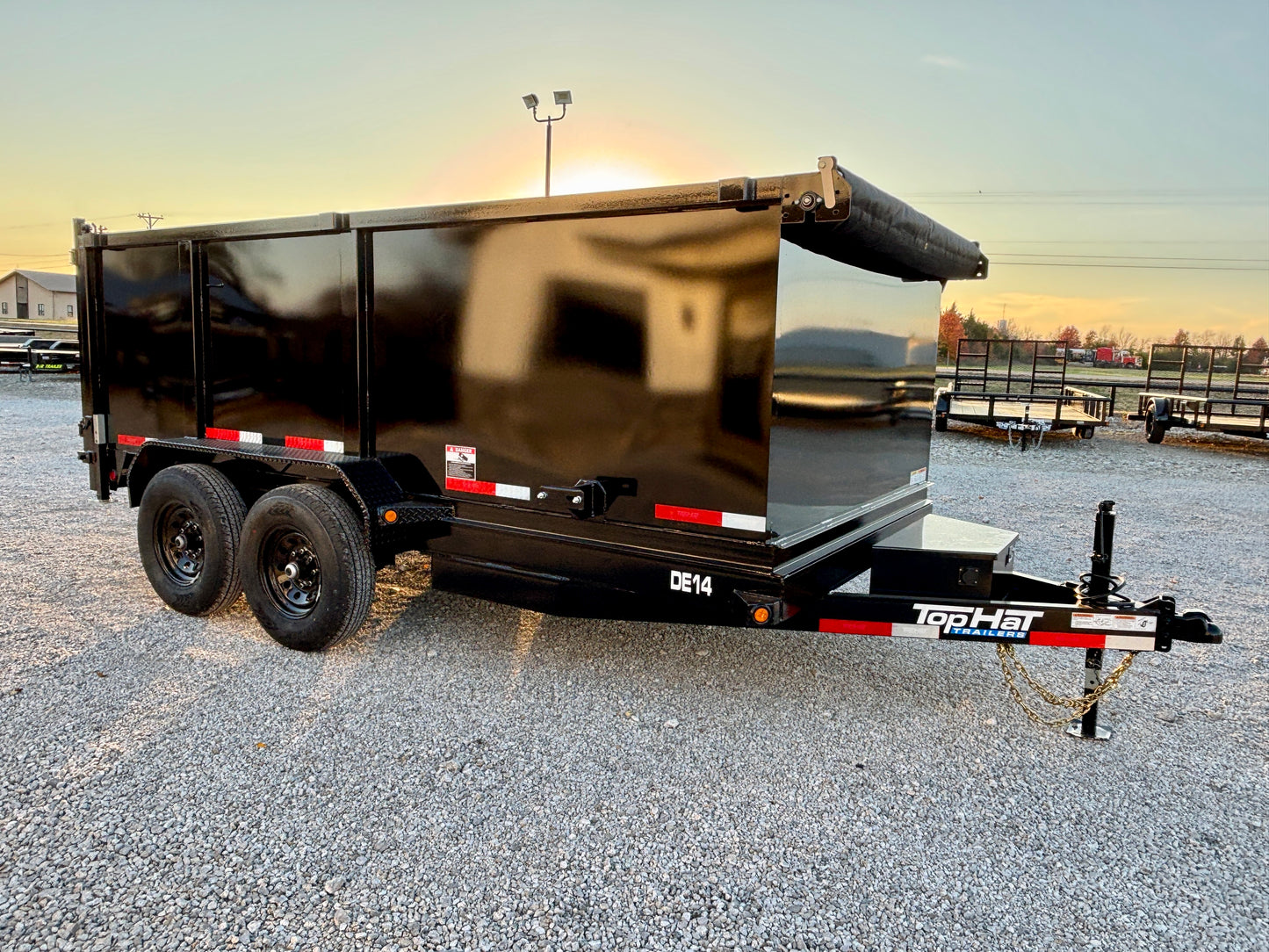 2026 Top Hat 14' 14K Dump Trailer With 4' Sides