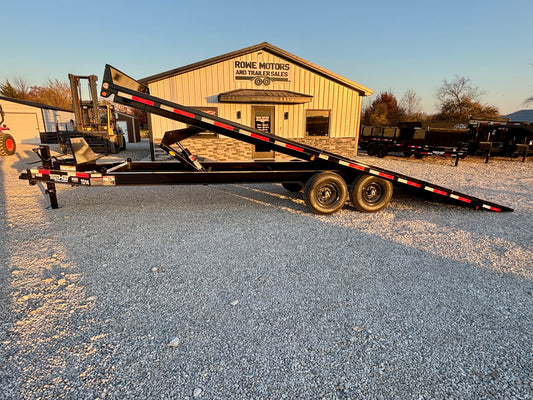 2026 Top Hat 102" x 24' 14K Bumper Pull Power Tilt Trailer