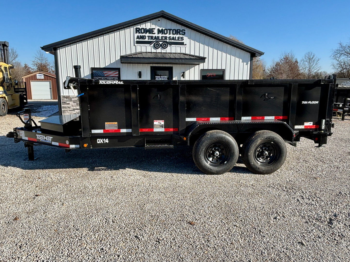 2026 Top Hat 14' 14K Telescopic HD Dump Trailer With 3' Sides
