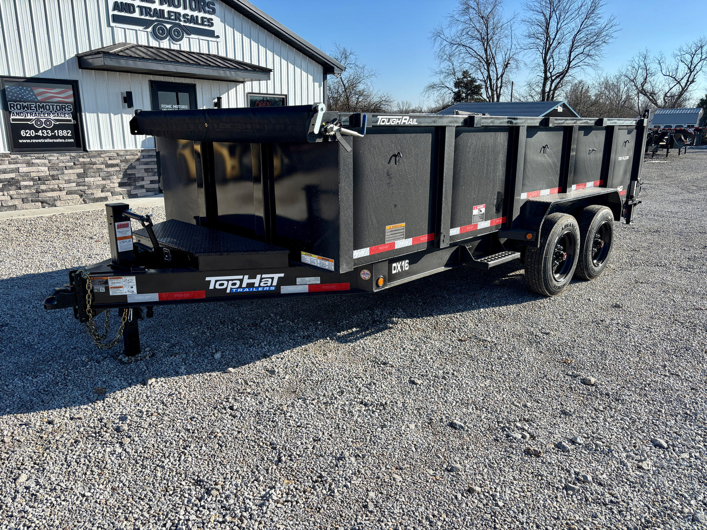 2026 Top Hat 16' 16K Dump Trailer With 3' Sides