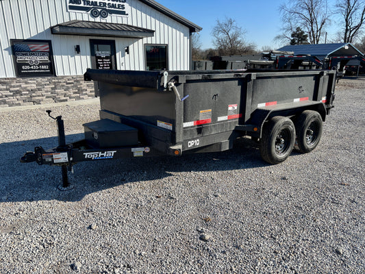2026 Top Hat 77" x 12' 10K Dump Trailer