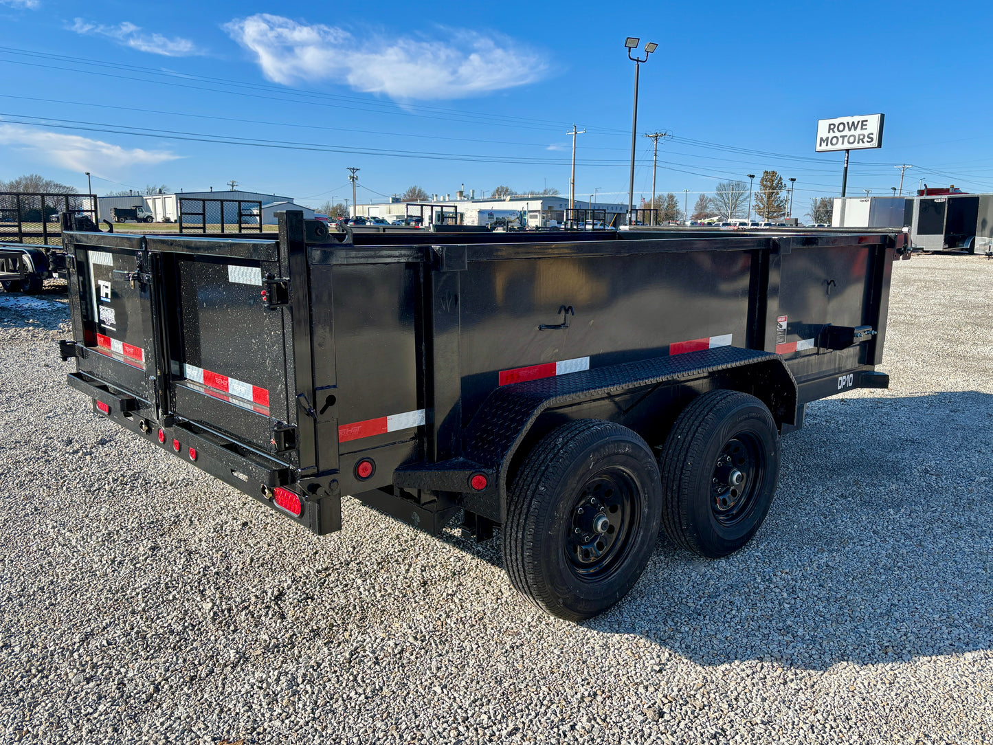2026 Top Hat 77" x 12' 10K Dump Trailer