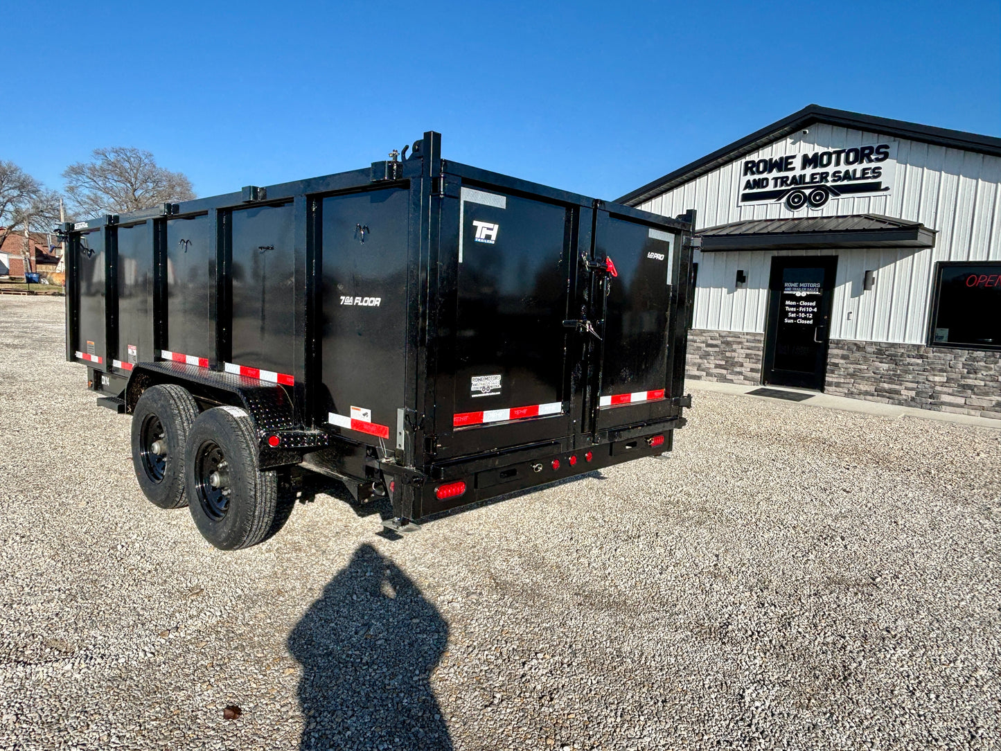 2026 Top Hat 16' 14K  Dump Trailer With 4' Sides
