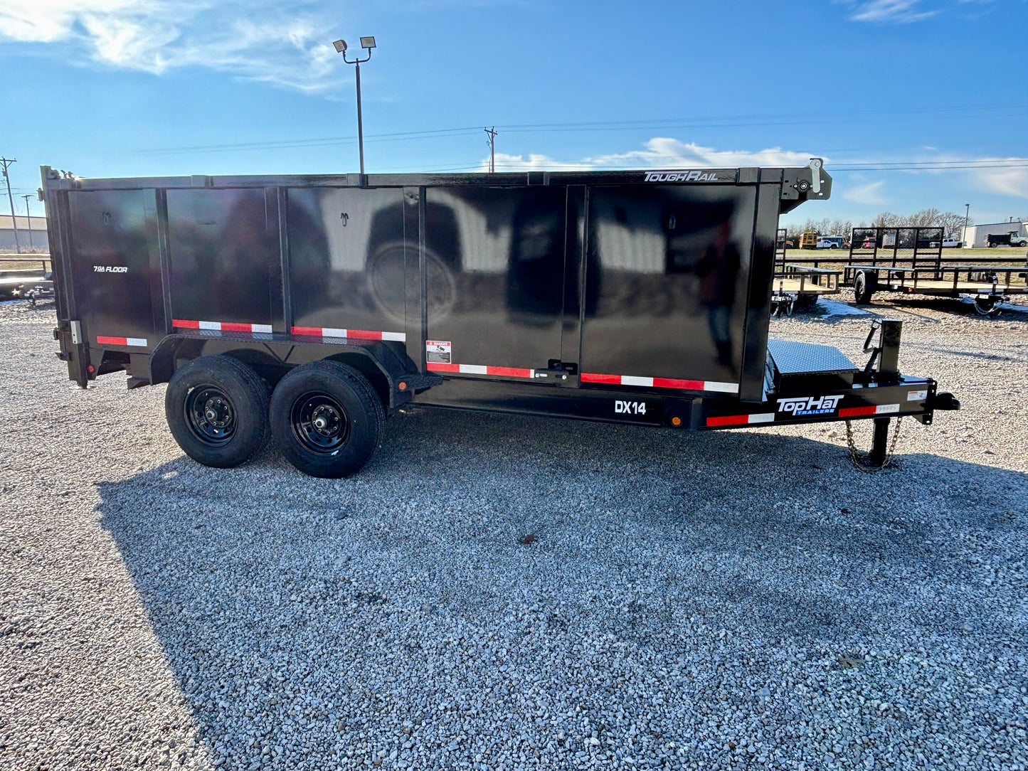 2026 Top Hat 16' 14K  Dump Trailer With 4' Sides