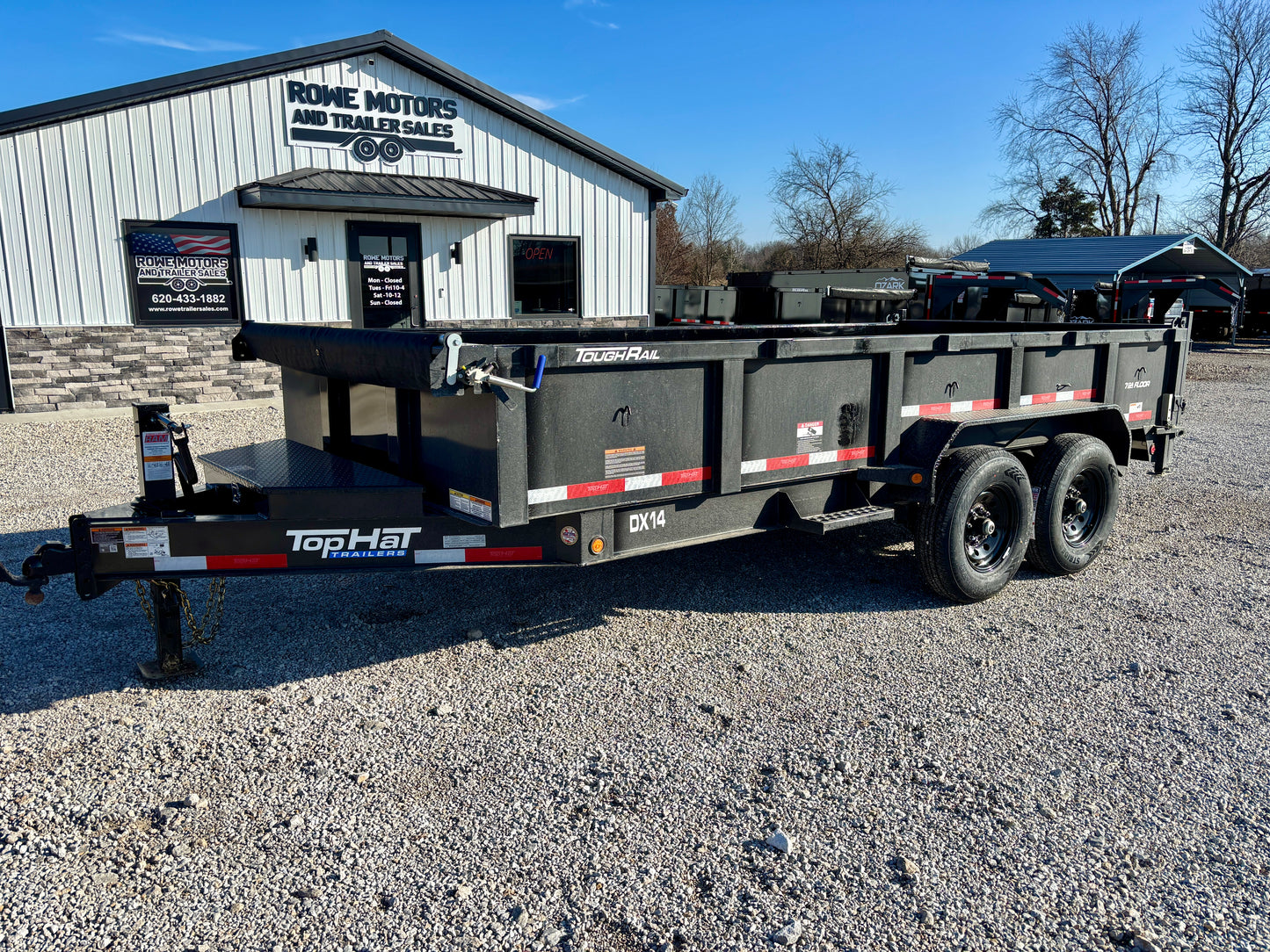 2026 Top Hat 16' 14K  Dump Trailer