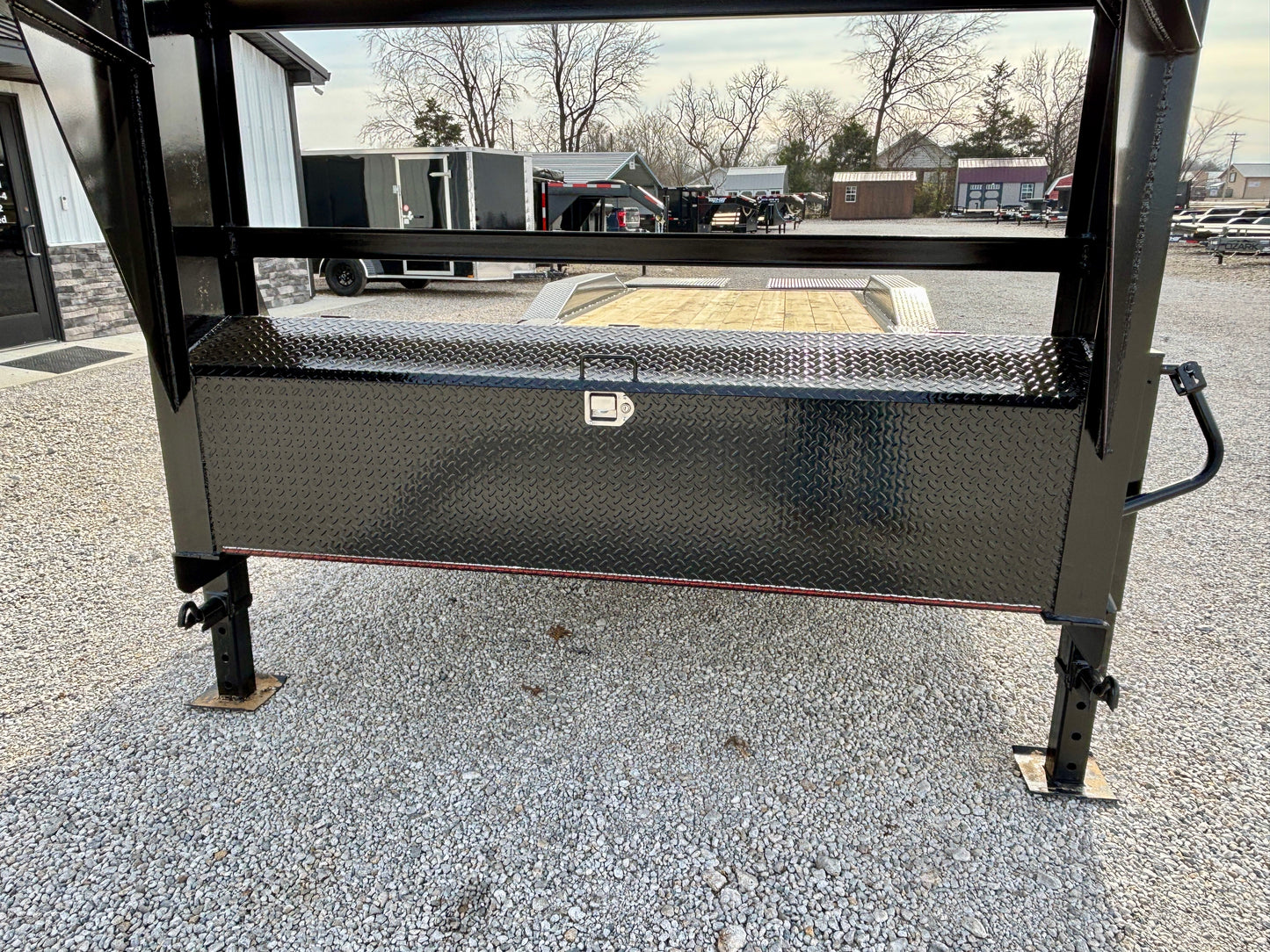 2026 Coffee Creek 102" x 24' 16k Gooseneck Drive Over Fender Equipment Trailer