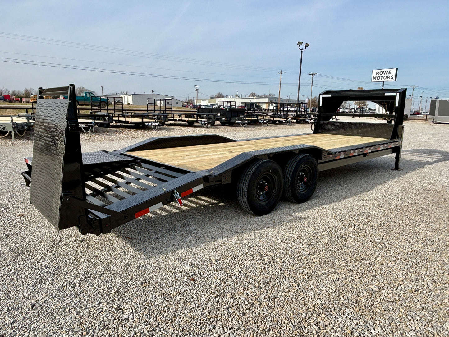 2026 Coffee Creek 102" x 24' 16k Gooseneck Drive Over Fender Equipment Trailer