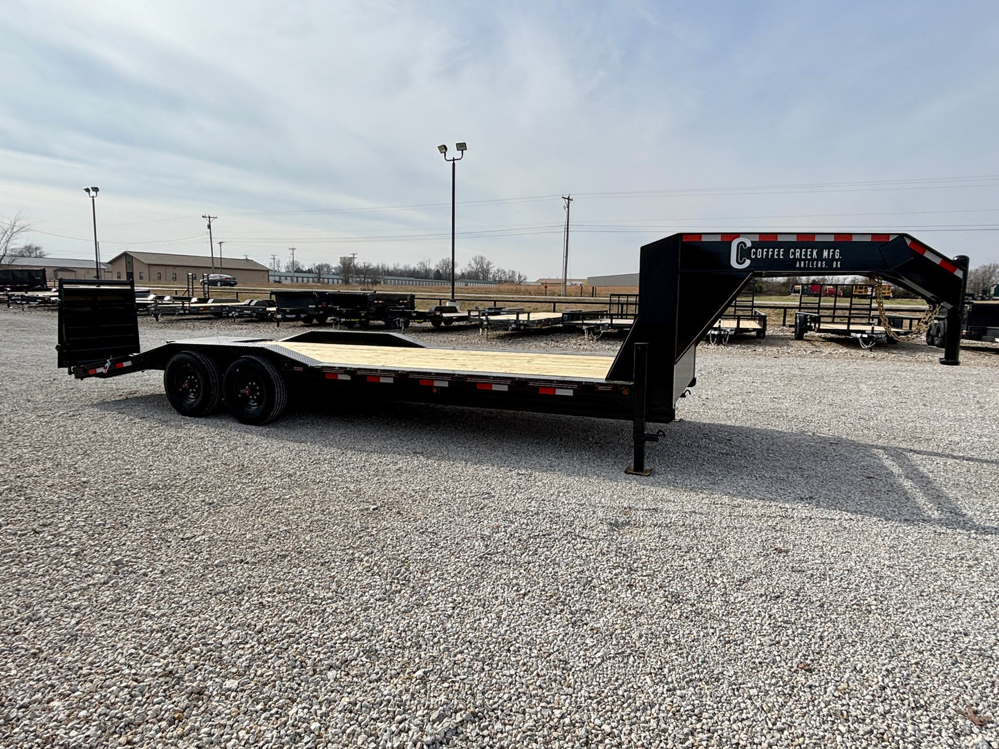 2026 Coffee Creek 24' 14K Gooseneck Equipment Trailer