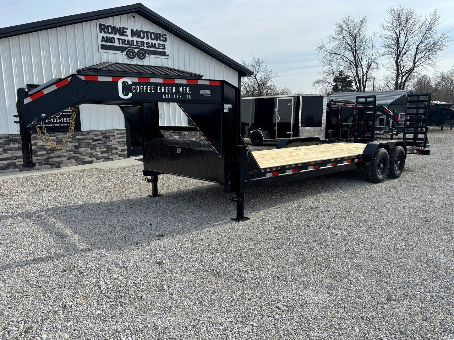 2026 Coffee Creek 24' 14K Gooseneck Equipment Trailer