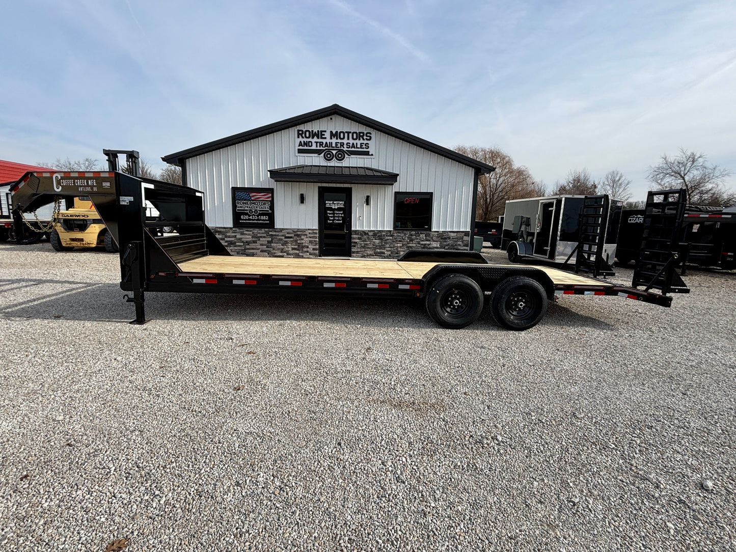 2026 Coffee Creek 24' 14K Gooseneck Equipment Trailer