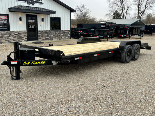 2026 B/R 22' 14K Equipment Trailer With Mini Mega Ramps