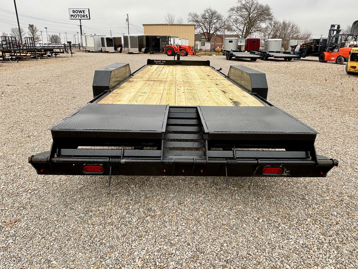 2026 B/R 22' 14K Equipment Trailer With Mini Mega Ramps