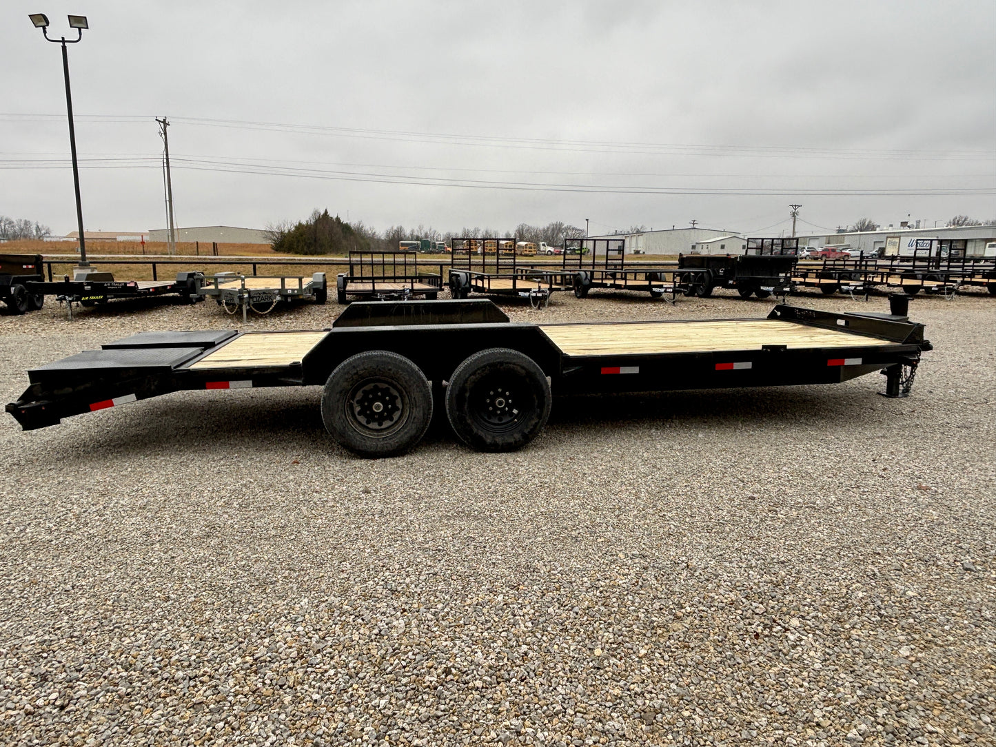 2026 B/R 22' 14K Equipment Trailer With Mini Mega Ramps