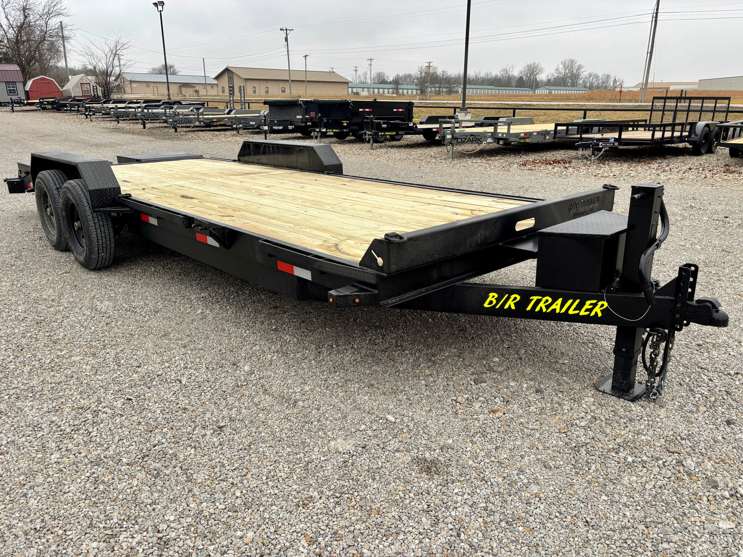 2026 B/R 22' 14K Equipment Trailer With Mini Mega Ramps