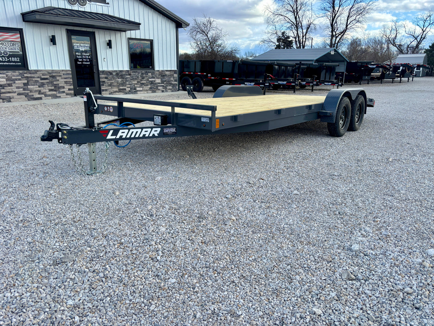 2026 Lamar 20' 7K Car Hauler Trailer