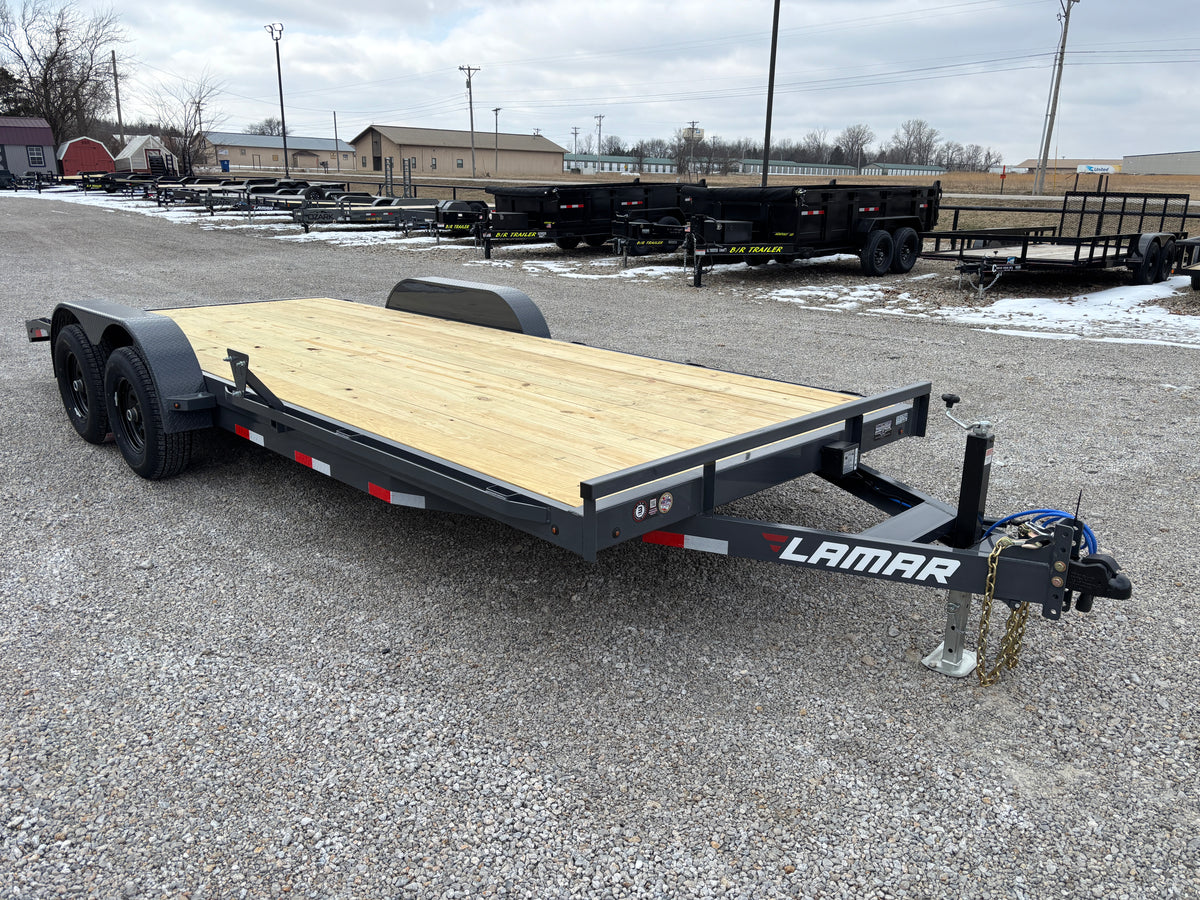 2027 Lamar 22' 10K Car Hauler Trailer