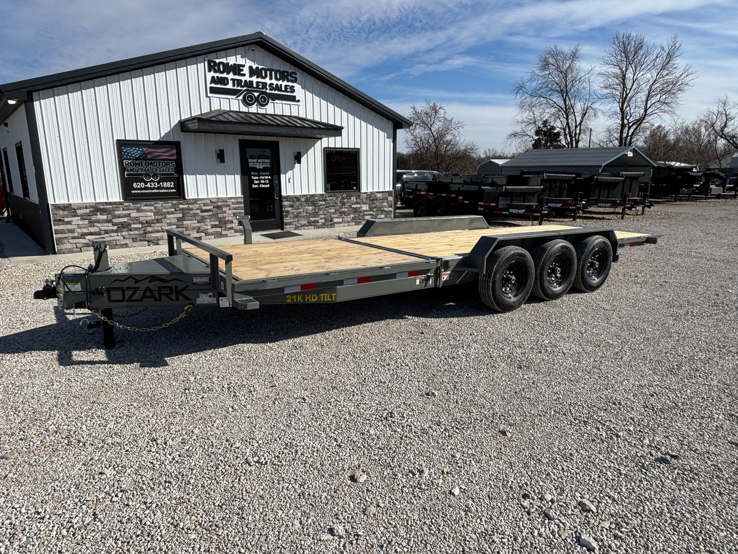 2026 Ozark 24' 21K Tilt Trailer