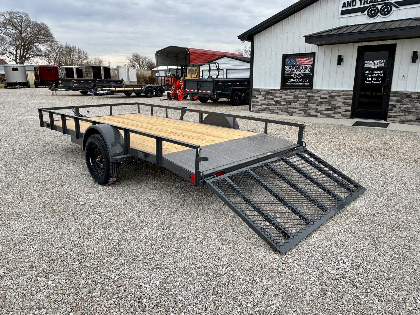 2026 Lamar 83" x 14' 3K Utility Trailer