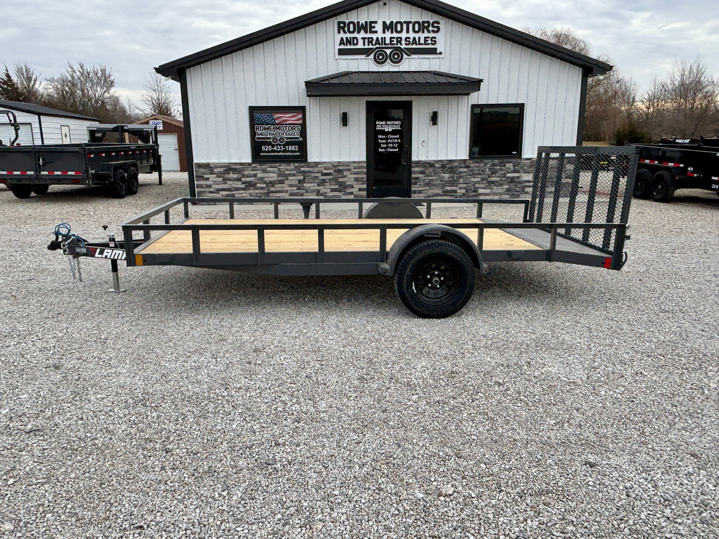 2026 Lamar 83" x 14' 3K Utility Trailer