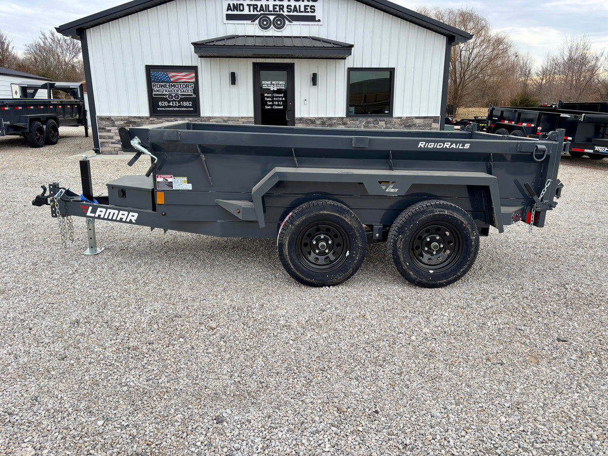 2027 Lamar 5'x 10' 7K Mini Dump Trailer With Spreader Gate