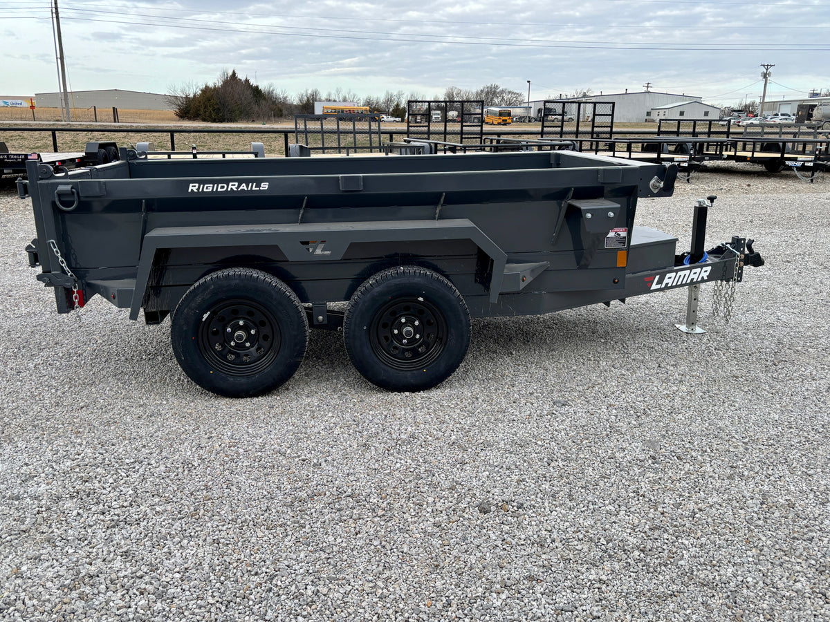 2027 Lamar 5'x 10' 7K Mini Dump Trailer With Spreader Gate
