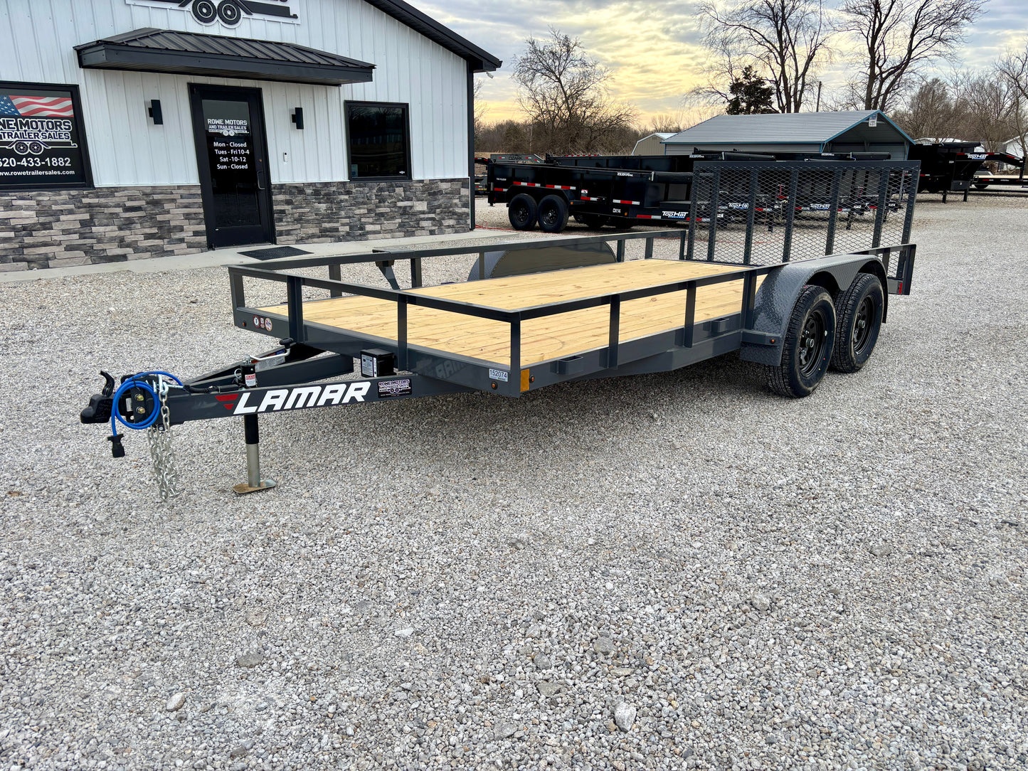 2026 Lamar 83" x 16' Utility Trailer