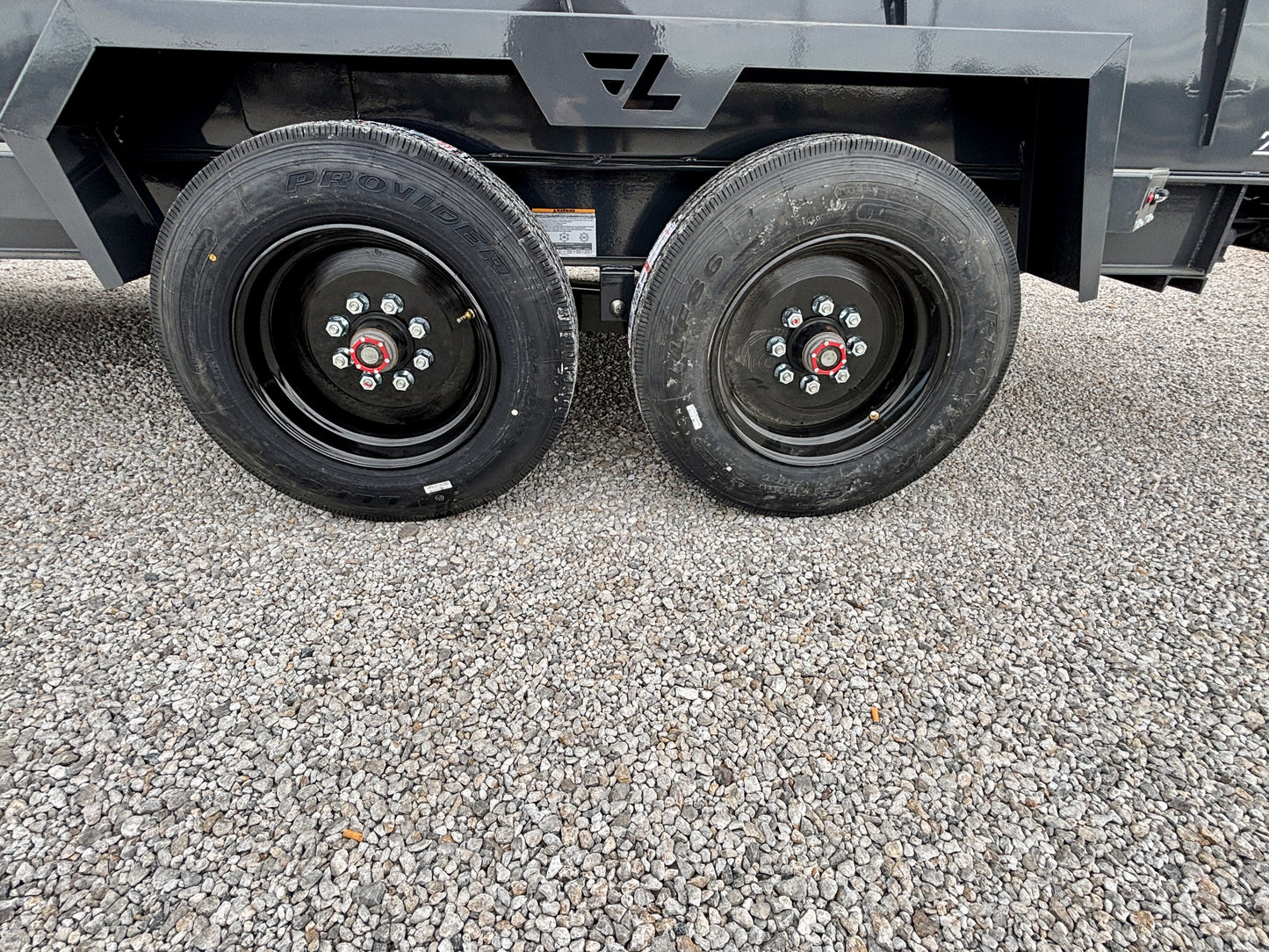 2026 Lamar 16' 16K Gooseneck Dump Trailer