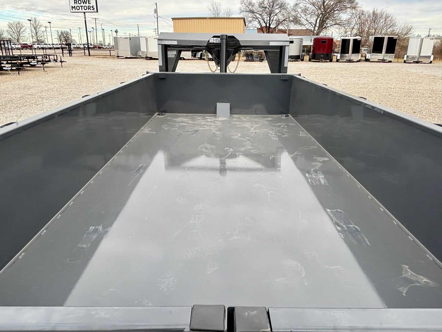 2026 Lamar 16' 16K Gooseneck Dump Trailer