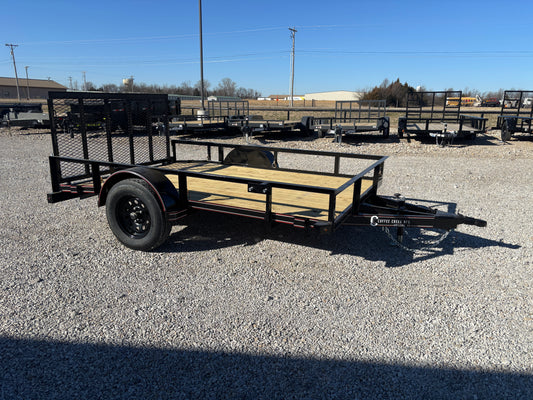 2026 Coffee Creek 77" x 12' Utility Trailer With Dovetail