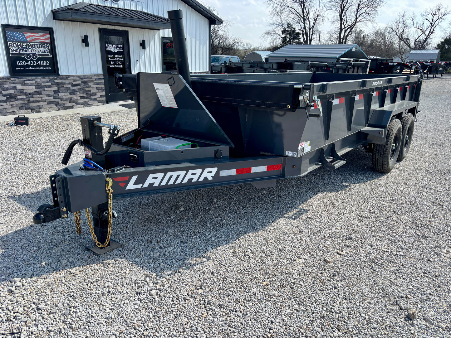 2026 Lamar 16' 14K Dump Trailer With 2' Sides