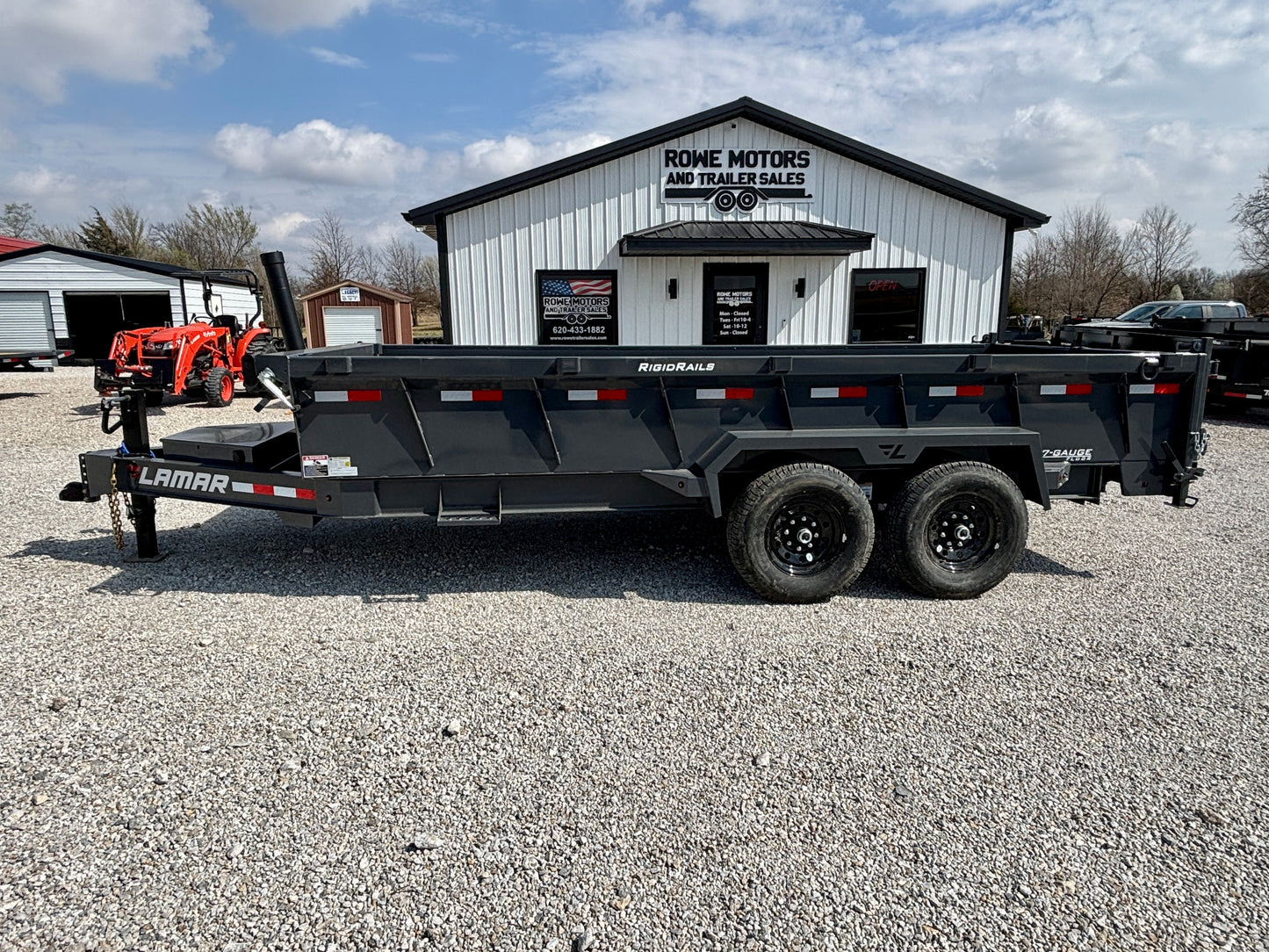 2026 Lamar 16' 14K Dump Trailer With 2' Sides