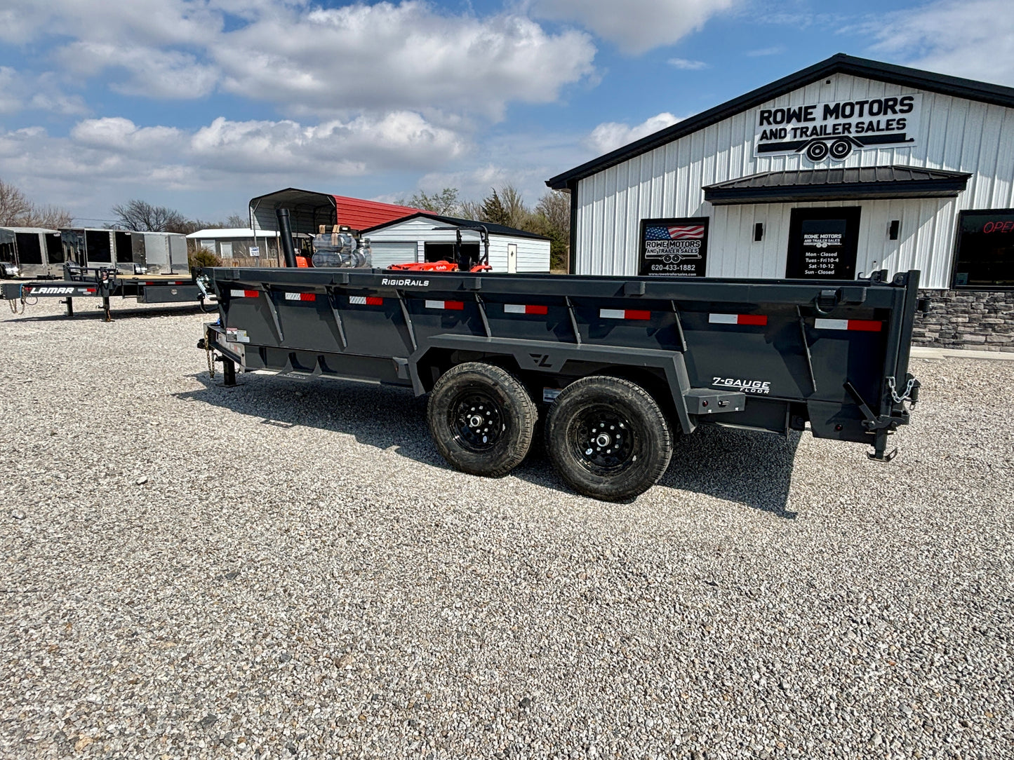 2026 Lamar 16' 14K Dump Trailer With 2' Sides