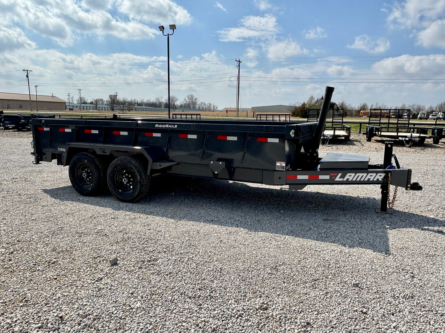 2026 Lamar 16' 14K Dump Trailer With 2' Sides