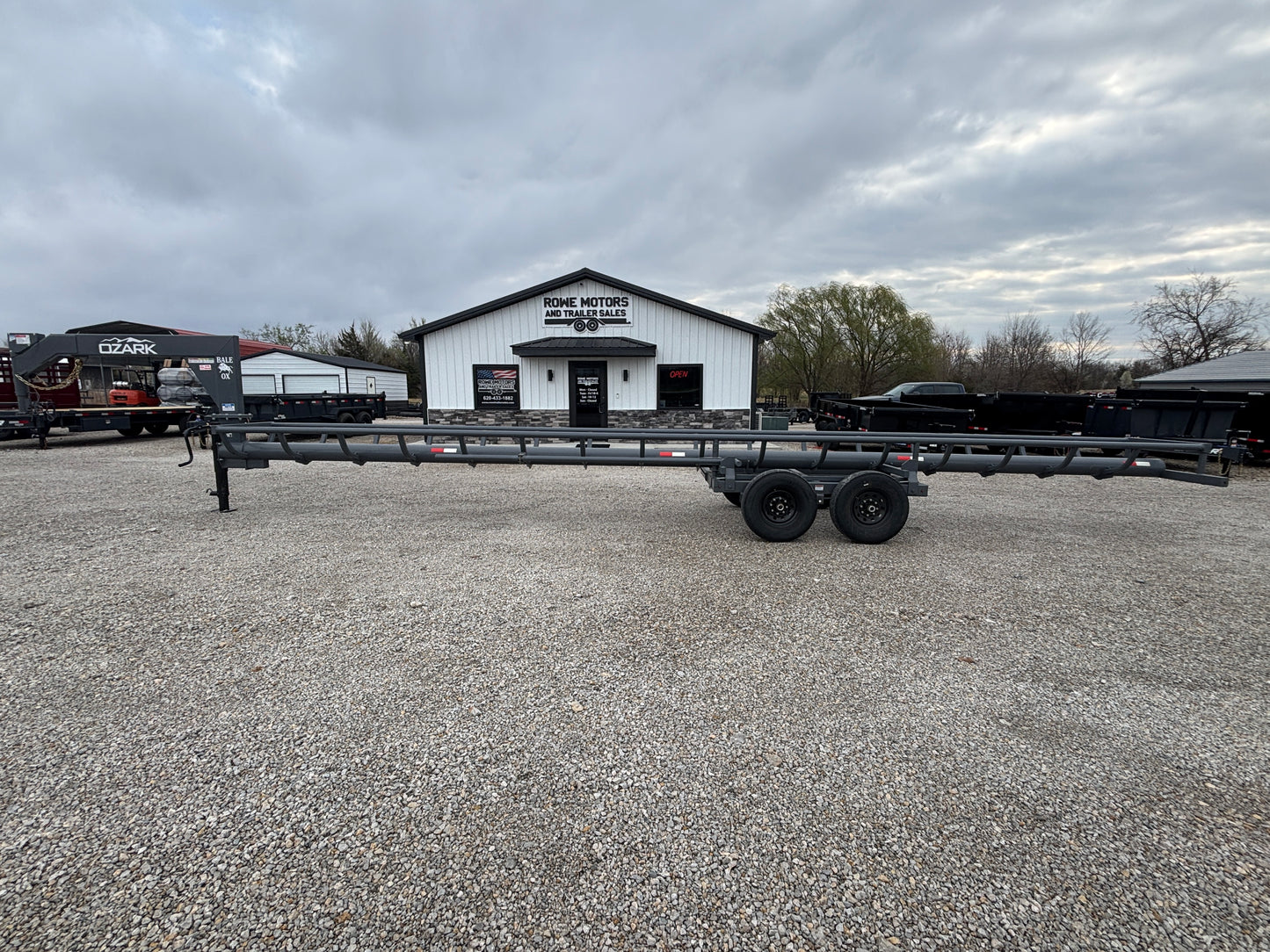 2026 Ozark 36' Gooseneck Bale OX Inline Hay Bale Trailer