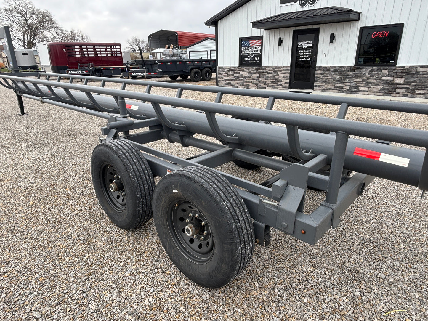 2026 Ozark 36' Gooseneck Bale OX Inline Hay Bale Trailer