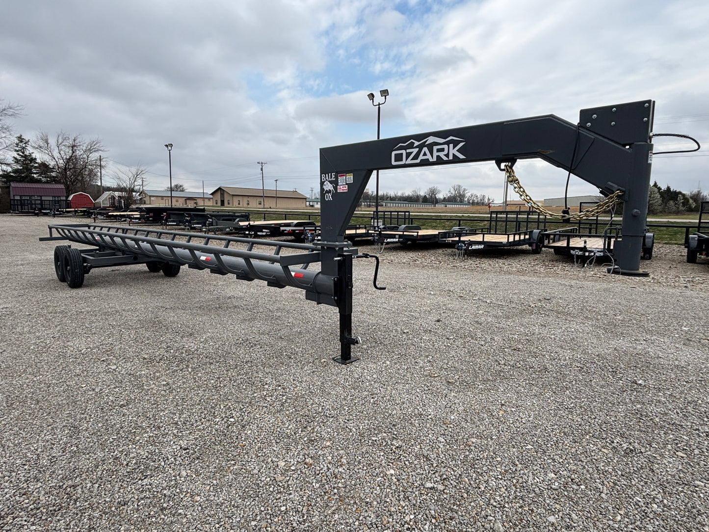 2026 Ozark 36' Gooseneck Bale OX Inline Hay Bale Trailer