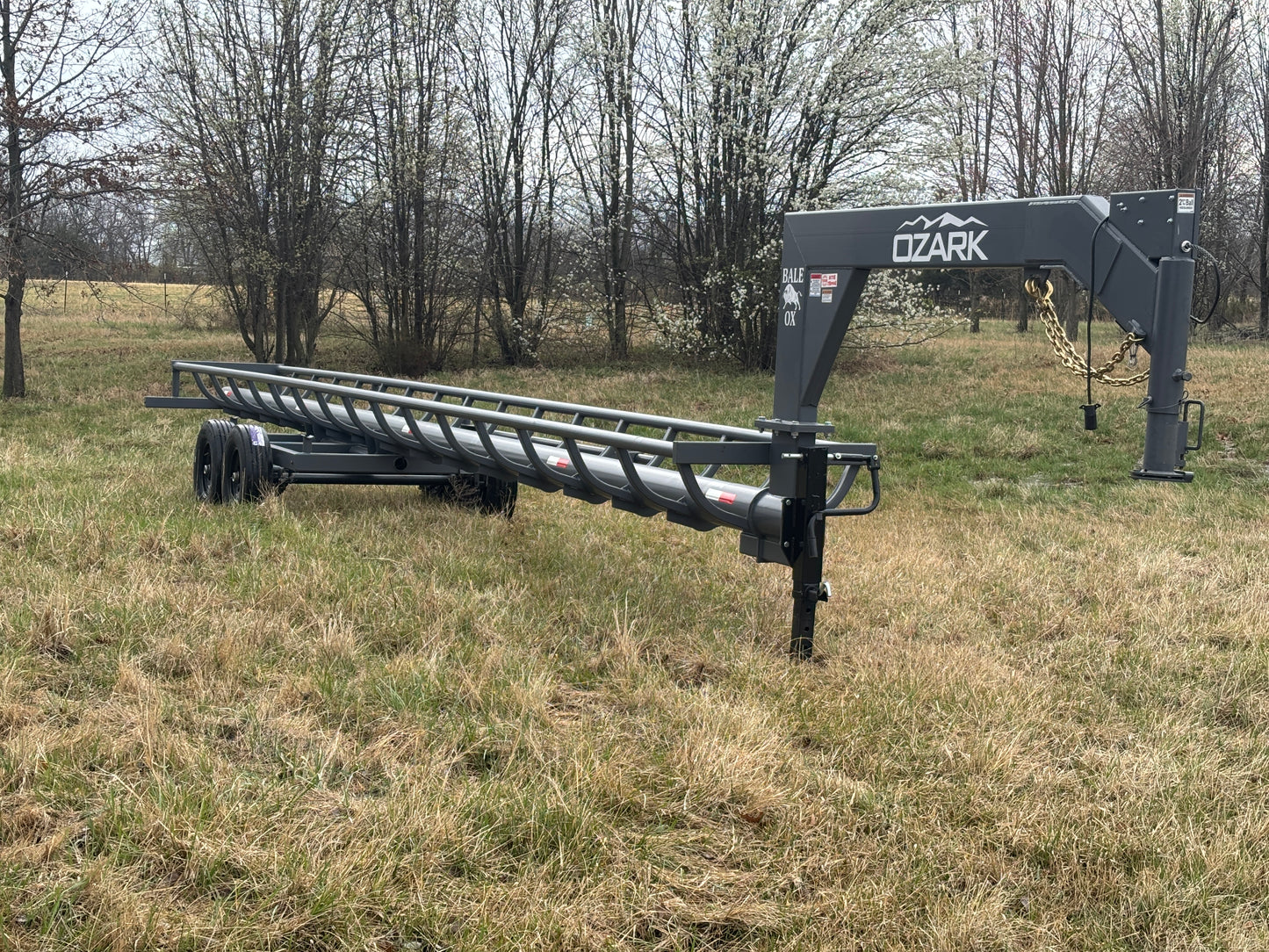 2026 Ozark 36' Gooseneck Bale OX Inline Hay Bale Trailer